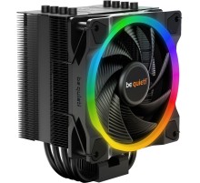 Кулер для процессора/ CPU Cooler be quiet! PURE ROCK 2 FX (150W, 4-pin PWM, 155mm, Al/Cu, 4x6mm, ARGB, 1x120mm, 42.6CFM, 24.4dBA, 2000RPM, S: 1700/1200/115X/2066/2011(-3) square ILM, AM5/AM4, black)