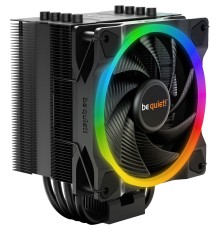Кулер для процессора/ CPU Cooler be quiet! PURE ROCK 2 FX (150W, 4-pin PWM, 155mm, Al/Cu, 4x6mm, ARGB, 1x120mm, 42.6CFM, 24.4dBA, 2000RPM, S: 1700/1200/115X/2066/2011(-3) square ILM, AM5/AM4, black)