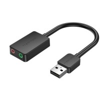 Внешняя звуковая карта Vention USB Черная, шт.