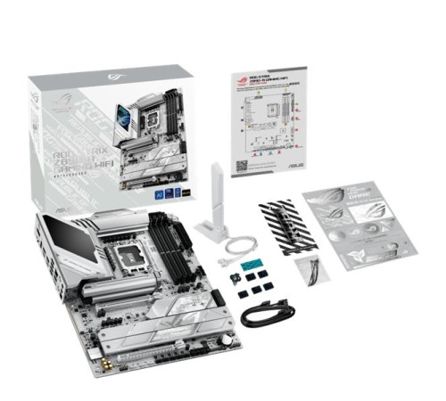Материнская плата ASUS ROG STRIX Z890-A GAMING WIFI, LGA1851, Z890, 4*DDR5, 4*SATA, 5*M.2, 7*USB 3.2, Type-C, 2*PCIx16, 2*Thunderbolt™ 4, HDMI+DP, ATX; 90MB1I90-M0EAY0