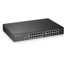 Коммутатор Smart L2 PoE+ Zyxel GS1900-24EP, rack 19", 24xGE (12xPoE+), бюджет PoE 130 Вт