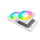 Водяное охлаждение для процессора/ Water Cooling System SAMA L40 White (240mm, White, ARGB/ Fans: 2x120mm, 82.79CFM, 29dBA, 2000RPM/ Pump height 52mm, 29dBA, 2500RPM, Rad thickness 27mm/ S: 1851, 1700, 1200, 20XX, 115X, AM5, AM4)