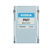 SSD накопитель KIOXIA Enterprise SSD 2,5"(SFF), PM7-V, 12800GB (12.8TB), SAS 24G (SAS-4, 22,5Gbit/s), R4200/W4100MB/s, IOPS(R4K) 720K/330K, MTTF 2,5M, 3DWPD/5Y (Mixed Use), TLC, 15mm (replace KPM61VUG12T8)