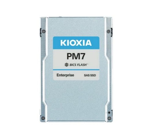 SSD накопитель KIOXIA Enterprise SSD 2,5"(SFF), PM7-V, 12800GB (12.8TB), SAS 24G (SAS-4, 22,5Gbit/s), R4200/W4100MB/s, IOPS(R4K) 720K/330K, MTTF 2,5M, 3DWPD/5Y (Mixed Use), TLC, 15mm (replace KPM61VUG12T8) SSD накопитель KIOXIA Enterprise SSD 2,5"(SFF), PM7-V, 12800GB (12.8TB), SAS 24G (SAS-4, 22,5Gbit/s), R4200/W4100MB/s, IOPS(R4K) 720K/330K, MTTF 2,5M, 3DWPD/5Y (Mixed Use), TLC, 15mm (replace KPM61VUG12T8)