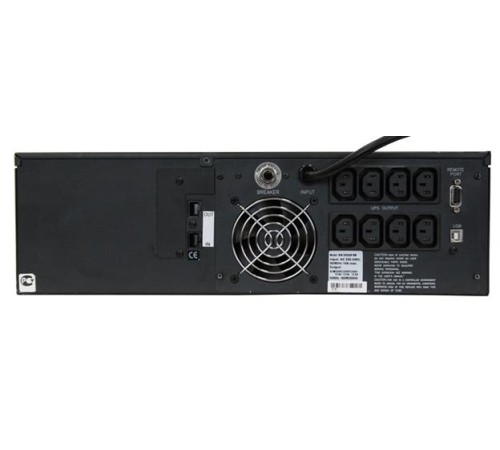 Источник бесперебойного питания Powercom King Pro RM KIN-2200AP, LCD, 2200VA/1760W, Rack mount 3U, 8*IEC320-C13 (8 batt), SNMP Slot, black (1152608)