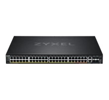 Коммутатор/ Zyxel XGS2220-54FP L3 Access switch, rack 19", 48xRJ-45: 1G PoE+ (8 of them PoE++), 2xRJ-45: 1/2.5/5/10G PoE++, 4xSFP+, 960W PoE budget, standalone/cloud management