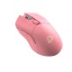 Мышь игровая беспроводная Dareu EM901 Pink (розовый), DPI 600-10000, подсветка RGB, подключение: проводное+2.4GHz, размер 125x67x39мм (Мятая упаковка)