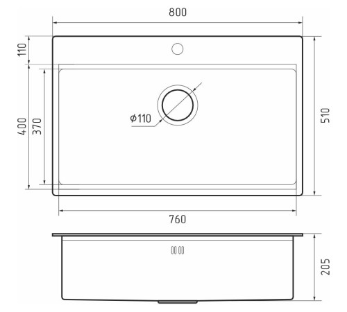 Кухонная мойка RIVELATO Rivelato Rinox 8050 Мойка нерж.сталь 1 чаши 800*500*200 мм в комплекте (доска, коландер, рол мат), монтаж: врезной, материал: нержавеющая сталь, цвет: нержавеющая сталь Кухонная мойка RIVELATO Rivelato Rinox 8050 Мойка нерж.сталь 1 чаши 800*500*200 мм в комплекте (доска, коландер, рол мат), монтаж: врезной, материал: нержавеющая сталь, цвет: нержавеющая сталь