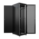 Телекоммуникационный шкаф (4403) Бастион SKAT TB-22R680PF-B Телекоммуникационный шкаф 22U/600x800мм/Пд-перф/Зд-металл/RAL9005/53,3кг/1.5 л.г