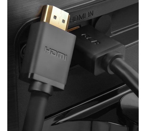 Greenconnect Кабель 0.3m, HDMI версия 2.0, HDR 4:2:2, Ultra HD, 4K 60 fps 60Hz/5K*30Hz, 3D, AUDIO, 18.0 Гбит/с, 28/28 AWG, OD7.3mm, тройной экран, черный, GCR-HM411-0.3m Greenconnect Кабель 0.3m, HDMI версия 2.0, HDR 4:2:2, Ultra HD, 4K 60 fps 60Hz/5K*30Hz, 3D, AUDIO, 18.0 Гбит/с, 28/28 AWG, OD7.3mm, тройной экран, черный, GCR-HM411-0.3m