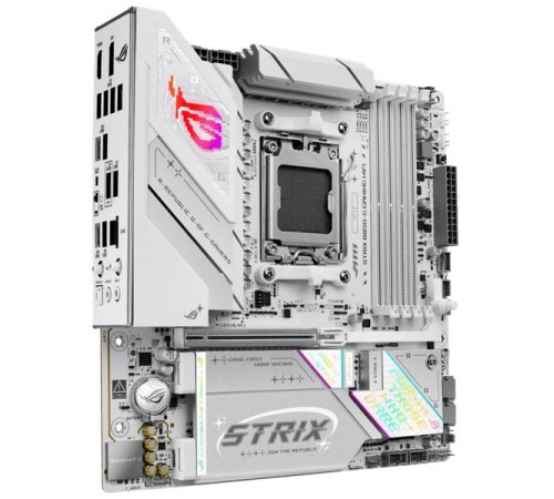 Материнская плата ASUS ROG STRIX B850-G GAMING WIFI, AM5, B850, 4*DDR5, 2*SATA, 4*M.2, 6*USB 3.2, 2*USB 2.0, Type-C, 2*PCIx16, DP+HDMI, ATX; 90MB1M30-M0EAY0