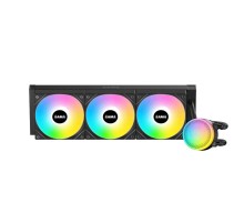 Водяное охлаждение для процессора/ Water Cooling System SAMA L60 Black (360mm, Black, ARGB/ Fans: 3x120mm, 82.79CFM, 29dBA, 2000RPM/ Pump height 52mm, 29dBA, 2500RPM, Rad thickness 27mm/ S: 1851, 1700, 1200, 20XX, 115X, AM5, AM4)