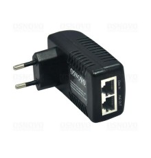 PoE-инжектор OSNOVO Midspan-1/151 PoE-инжектор Fast Ethernet на 1 порт. Соответствует стандартам PoE IEEE 802.3af. Автоматическое определение PoE устройств. Мощность PoE на порт - до 15.4W. Вх. 1 x RJ45(10/100 Bas