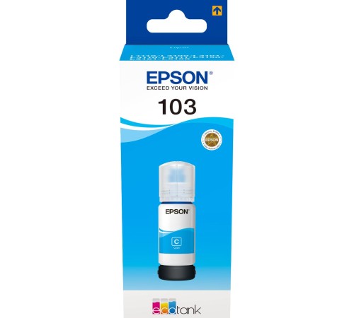 Чернила/ Epson EcoTank Cyan ink bottle for L3100/3101/3110/3150/3151 Чернила/ Epson EcoTank Cyan ink bottle for L3100/3101/3110/3150/3151