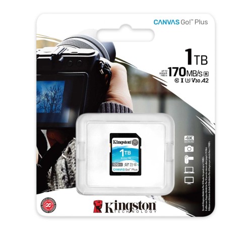 Карта памяти Kingston 1TB SDXC Canvas Go Plus 170R C10 UHS-I U3 V30/ Kingston 1TB SDXC Canvas Go Plus 170R C10 UHS-I U3 V30 Карта памяти Kingston 1TB SDXC Canvas Go Plus 170R C10 UHS-I U3 V30/ Kingston 1TB SDXC Canvas Go Plus 170R C10 UHS-I U3 V30