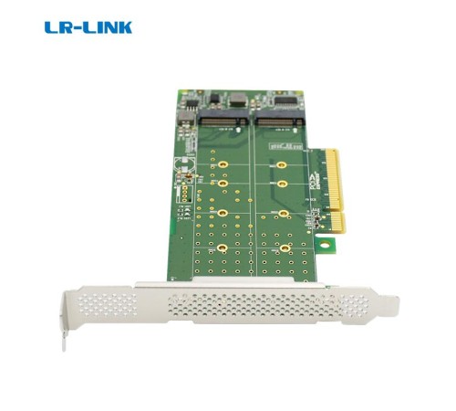Адаптер для SSD/ PCIe x8 to 2-Port M.2 NVMe Adapter Адаптер для SSD/ PCIe x8 to 2-Port M.2 NVMe Adapter