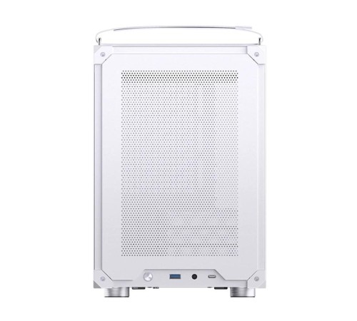Корпус без блока питания/ Case JONSBO C6 MAX Handle, Mini-Tower, TG, no fan, 1xUSB-A 3.0 + 1xUSB-C 3.1, mATX, mITX White