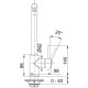 Смеситель Franke 115.0668.382/ Better, Смеситель Sirius хром/белый с выдвижным шлангом