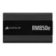 Блоки питания/ Power Supply Corsair RM850e, Model RPS0216, 850W 80+ Gold (ATX, 3.1, PCIe 5.1, Full modular, 1x24(20+4)pin, 2xEPS/ATX 12V 8-pin (4+4), 1x12V-2x6(12+4)pin, 2x12V-2x6 to Dual 8-Pin(6+2), 1xPCIe 8-Pin(6+2), 4xSATA (4 Straight SATA), 4xSATA / P