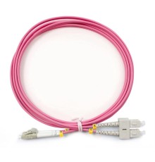 Шнур оптический Cabeus FOP-50-OM4-LC-SC-2m Шнур оптический duplex LC-SC 50/125 mm OM4 2м LSZH