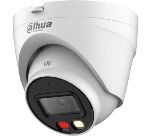 Уличная купольная IP-видеокамера с ИК-подсветкой до 30м и LED-подсветкой до 20м, 4Мп; 1/2.9 CMOS; объектив 2.8мм; чувствительность 0.005лк@F1.6; сжатие: H.265+ H.265 H.264+ H.264 MJPEG; 2 потока до 4Мп@25к/с; WDR(120дБ); 3D NR; BLC; обнаружение людей; инт