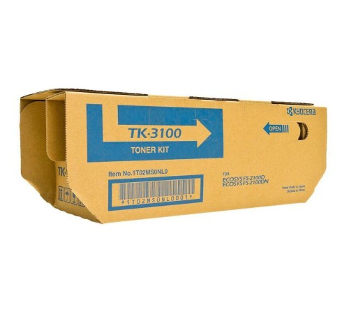 тонер-картридж Kyocera TK-3100/ Toner Cartridge Kyocera TK-3100 12 500 pages for FS-2100D, FS-2100DN, ECOSYS M3040dn, ECOSYS M3540dn тонер-картридж Kyocera TK-3100/ Toner Cartridge Kyocera TK-3100 12 500 pages for FS-2100D, FS-2100DN, ECOSYS M3040dn, ECOSYS M3540dn