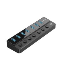Концентратор Vention OTG USB 3.0 на 7 портов Черный