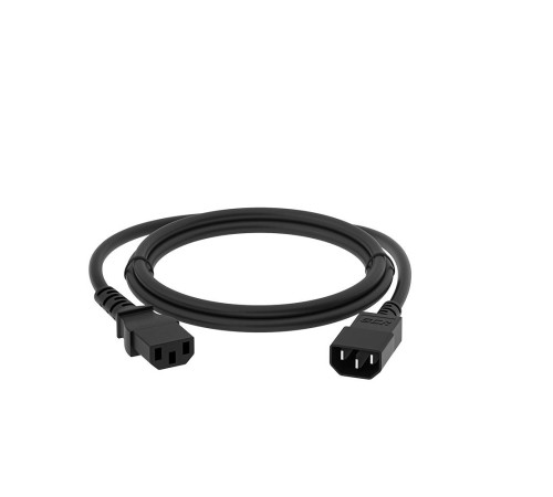 GCR Кабель питания удлинитель 7.0m, С13 - С14, черный, 3*0,75mm, GCR-54332