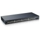 Коммутатор Smart L2 коммутатор Zyxel GS1900-48, rack 19", 48xGE, 2xSFP, кнопка сброса заводских настроек