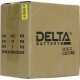 Батарея DELTA серия GX, GX 12-33, напряжение 12В, емкость 33Ач (разряд 20 часов),  макс. ток разряда (5 сек.) 330А, макс. ток заряда 6.5А, свинцово-кислотная типа GEL, клеммы под болт М6, ДxШxВ 195х130х155мм., вес 11кг., срок службы 15 лет./ Battery DELTA