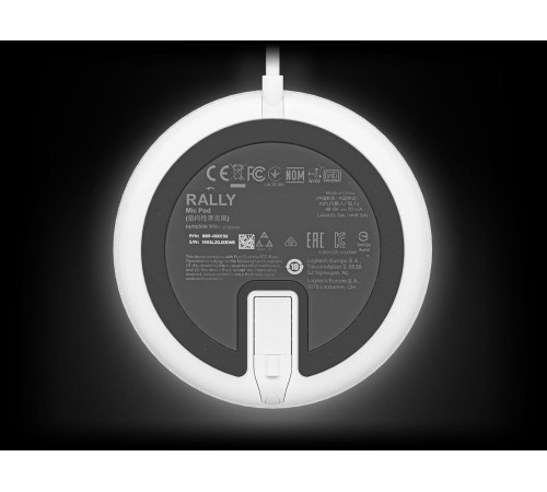 Микрофон/ Logitech Microphone for Rally ConferenceCam  Mic Pod Off-White