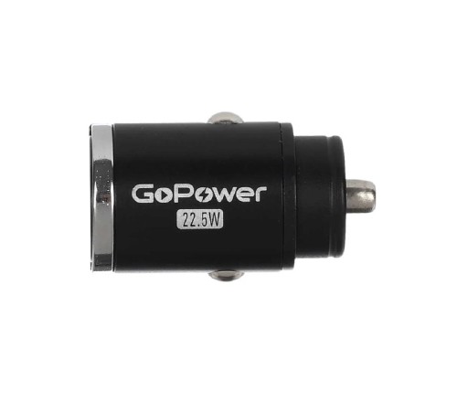 Сетевое З/У/ Автомобильное З/У GoPower GPQC12 1USB+1Type-C 22.5W Mini черный (1/100) Сетевое З/У/ Автомобильное З/У GoPower GPQC12 1USB+1Type-C 22.5W Mini черный (1/100)