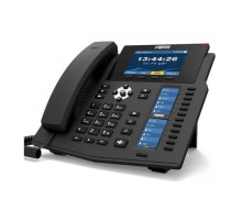 SIP-Телефон Fanvil X6U, 20 SIP-акк., 4,3", 480x272 Цвет. экран, POE, БП в комп., 2x1 Gbps, BT 4.2