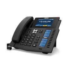 SIP-Телефон Fanvil X6U, 20 SIP-акк., 4,3", 480x272 Цвет. экран, POE, БП в комп., 2x1 Gbps, BT 4.2