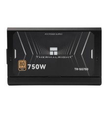 Блок питания 750W/ Power Supply Thermalright, 750W 80+ Gold (ATX, 3.1, PCIe 5.1, Full modular, 1x24(20+4)pin 600mm, 2xCPU 8(4+4)pin 650mm, 2xPCIe*2 8(6+2)pin 650+150mm, 1x12VHPWR PCIe 5.1 12+4pin 600mm, 2xSATA*4 450+150+150+150mm, 1xMOLEX4pin*3 500+150+15