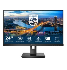 Монитор LCD 23.8'' 16:9 1920х1080(FHD) IPS, 75 Hz, 350 cd/m2, 1000:1, 50М:1, 4ms, VGA, DVI, HDMI, DP, USB-Hub, Height adj, Pivot, Tilt, Swivel, Speakers, Black
