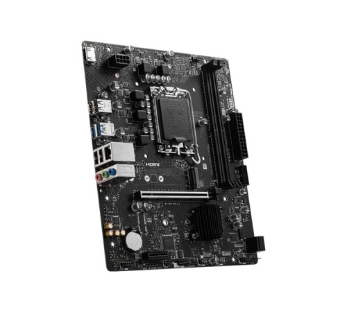 Материнская плата MSI PRO H610M-S DDR4 H610,LGA1700,2DDR4,1PCI-Ex16,1PCI-Ex1,2M.2,2SATA3.0,4USB3.2Gen1,8U