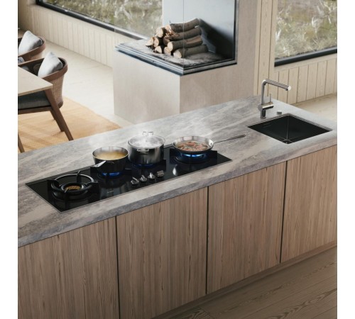 Газовая варочная панель ASKO/ Арт. 741474 ; Газовая варочная панель ASKO, 4 зоны,материал стеклокерамика,кольцо для вока-чугун,электроподжиг, цвет черный