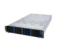 Серверная платформа/ ASUS RS720-E11-RS12U, 2U, 2 x LGA4677,  32 DIMM DDR5, 12=8 x NVMe/SAS*/SATA + 4 NVMe/SATA hs, 2 x M.2 slot, 2 x 10Gbe (X710) RJ45 port,Up to 8 slots PCIe 5.0, 1 x OCP 3.0, 1+1 1600W