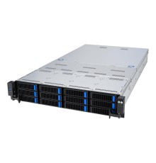 Серверная платформа/ ASUS RS720-E11-RS12U, 2U, 2 x LGA4677,  32 DIMM DDR5, 12=8 x NVMe/SAS*/SATA + 4 NVMe/SATA hs, 2 x M.2 slot, 2 x 10Gbe (X710) RJ45 port,Up to 8 slots PCIe 5.0, 1 x OCP 3.0, 1+1 1600W