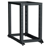 ITK LINEA F Стойка 2-рамная 33U 600х600-1000мм черная
