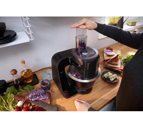 Кухонный комбайн BOSCH/ 1000 Вт, цвет черный Кухонный комбайн BOSCH/ 1000 Вт, цвет черный