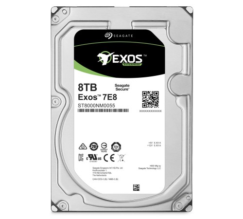 Жесткий диск/ HDD Seagate SATA 8TB Enterprise Capacity 7200 6Gb/s 256Mb (clean pulled) 1 year warranty