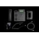 IP-телефон Flat-Phone C10: 2 SIP-аккаунта, 2 порта 10/100BASE-T (RJ-45), ЖК-дисплей, PoE, адаптер питания 220В, ТОРП