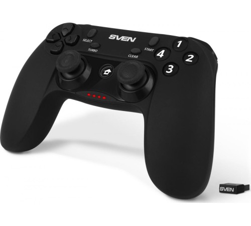 Беспроводной геймпад SVEN GC-3050 (13 кл. 2 мини-джойстика, D-pad, Soft Touch, PC/PS3/Xinput) Беспроводной геймпад SVEN GC-3050 (13 кл. 2 мини-джойстика, D-pad, Soft Touch, PC/PS3/Xinput)