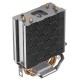 Кулер для процессора DEEPCOOL AG300 LED LGA1700/1200/115X/AM5/AM4 (36шт/кор, TDP 150Вт, PWM, Multi-Color LED Lighting, Fan 92mm, 3 тепл. Трубки прямого контакта) RET (R-AG300-BKLNMN-G)