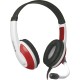 Defender Игровая гарнитура Warhead G-120 красный + белый, кабель 2 м