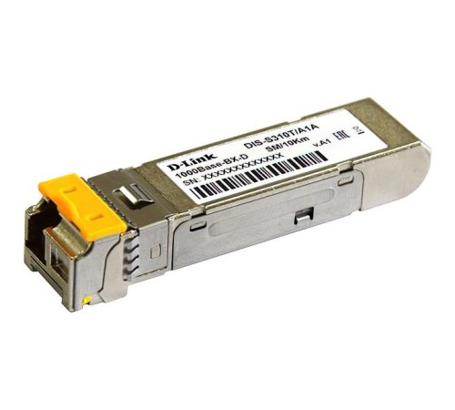 Трансивер/ S310T/10KM Industrial WDM SFP Transceiver, 1000Base-BX-D, Simplex LC, TX: 1550nm, RX: 1310nm, Single-mode, 10KM, - 40° to 85°C Трансивер/ S310T/10KM Industrial WDM SFP Transceiver, 1000Base-BX-D, Simplex LC, TX: 1550nm, RX: 1310nm, Single-mode, 10KM, - 40° to 85°C