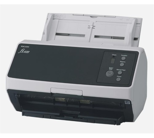 Сканер Ricoh scanner fi-8150 Сканер уровня рабочей группы, 50 стр/мин, 100 изобр/мин, А4, двустороннее устройство АПД, USB 3.2, светодиодная подсветка.