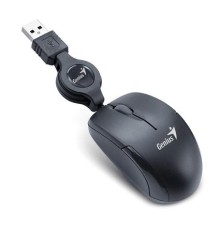 Мышь проводная Micro Traveler V2 (super mini size 74mm) Black (Мятая упаковка)